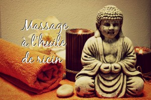 Massage à l'huile de ricin