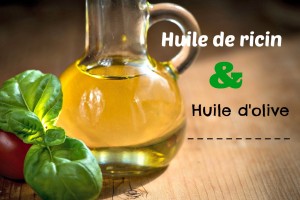 huile de ricin et huile d'olive image à la une